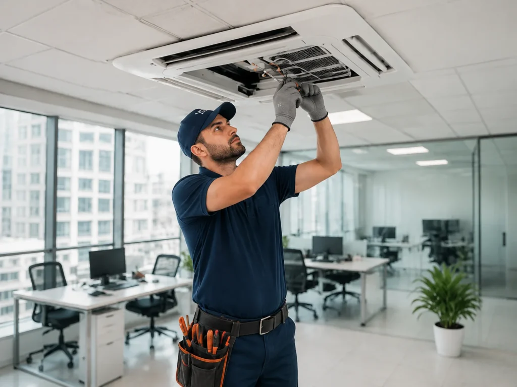 Air conditioner coil inspection