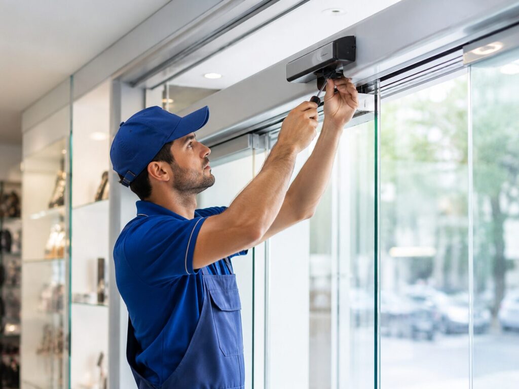 Automatic glass door repair service in UAE
